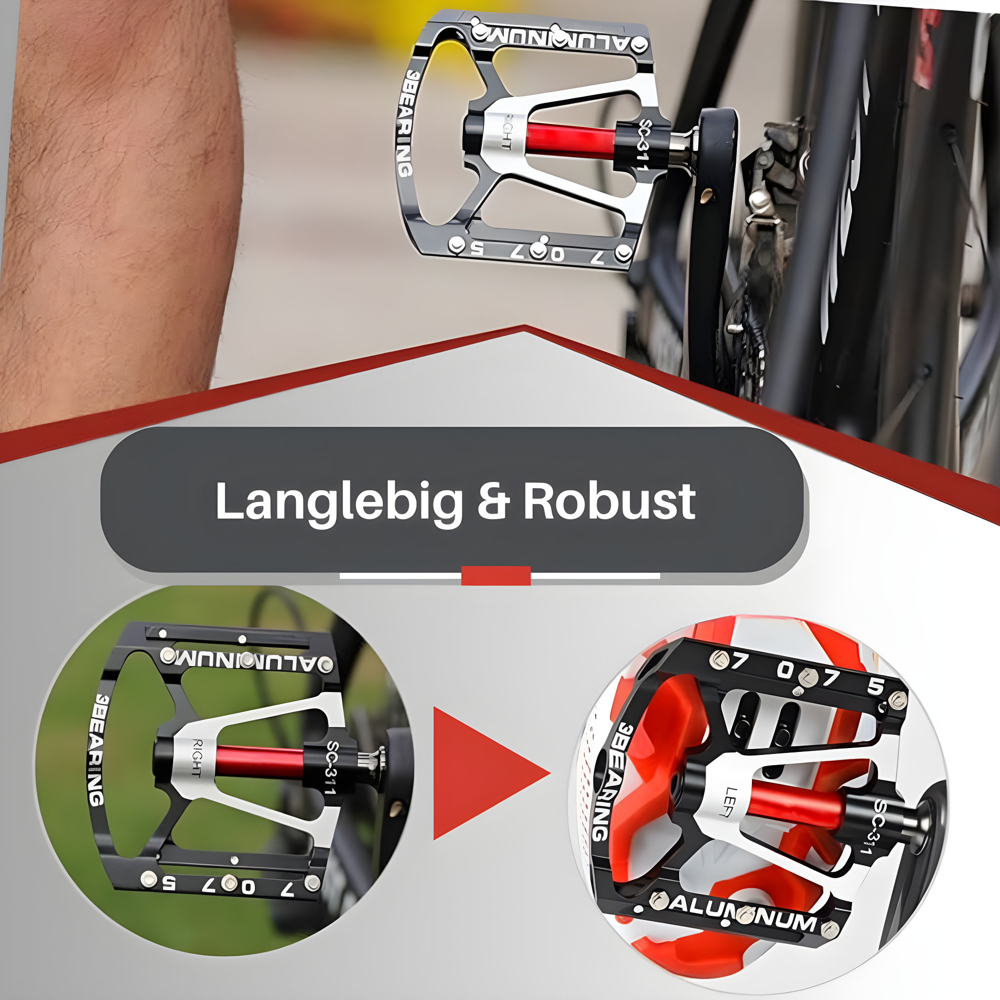 Cykelpedaler för Trail och Terräng 3