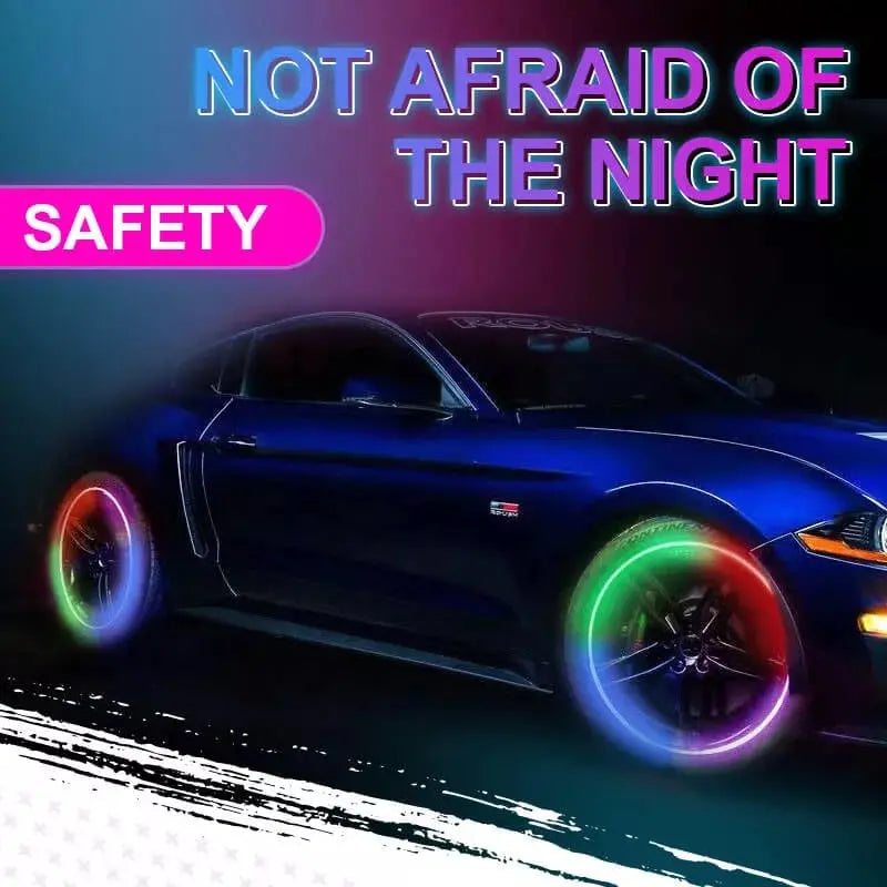 Cykelventilbelysning med LED för Nattkörning 5