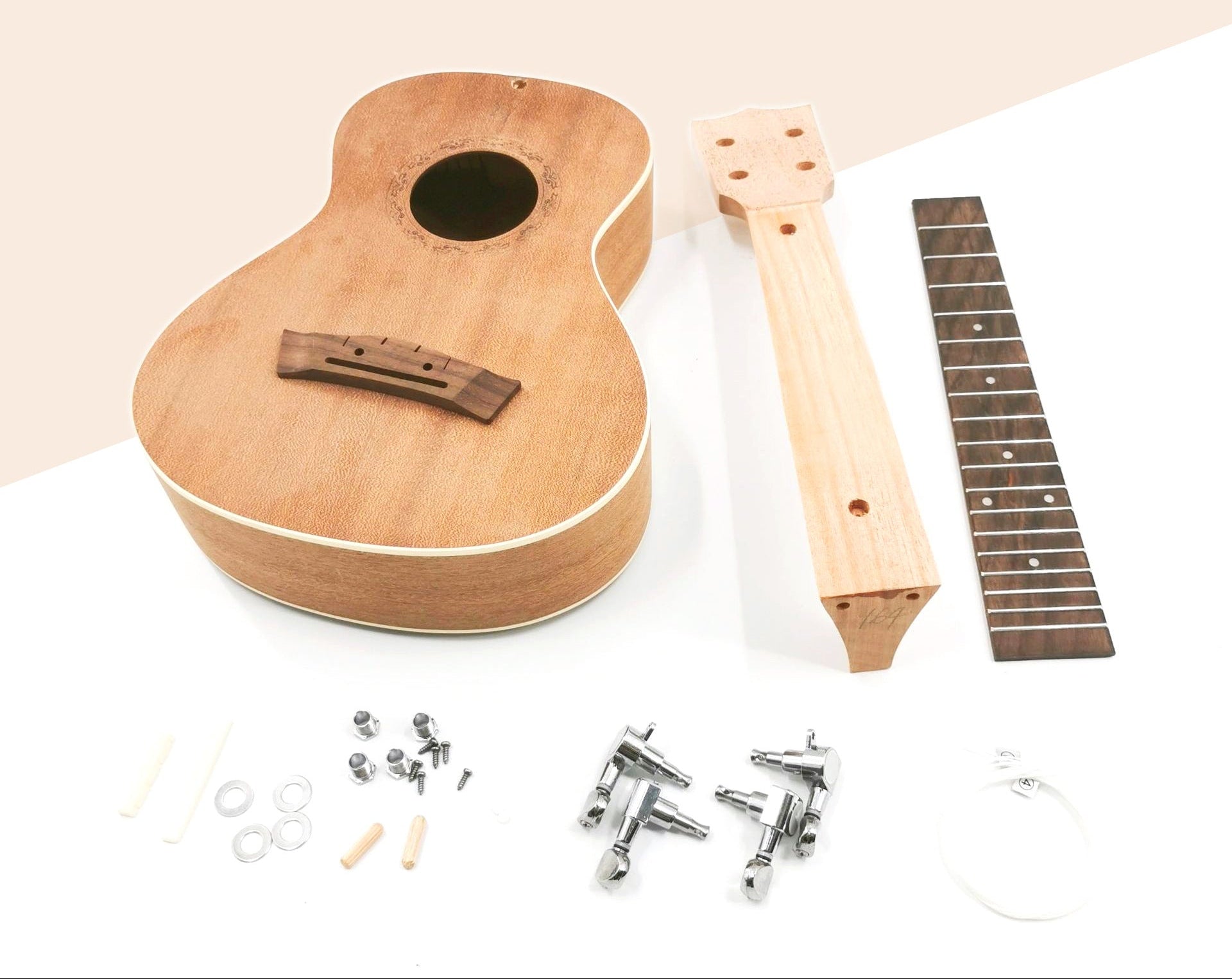 DIY Ukulele Monteringssats För Musikentusiaster Kreativ Byggsats 0