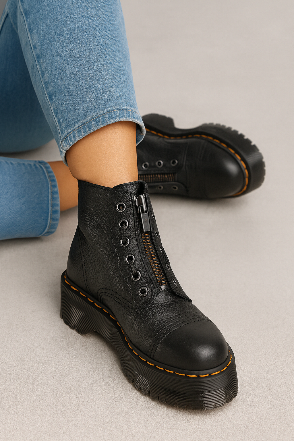 Dam Ankelboots med Tidlös Design och Stabil Häl 1