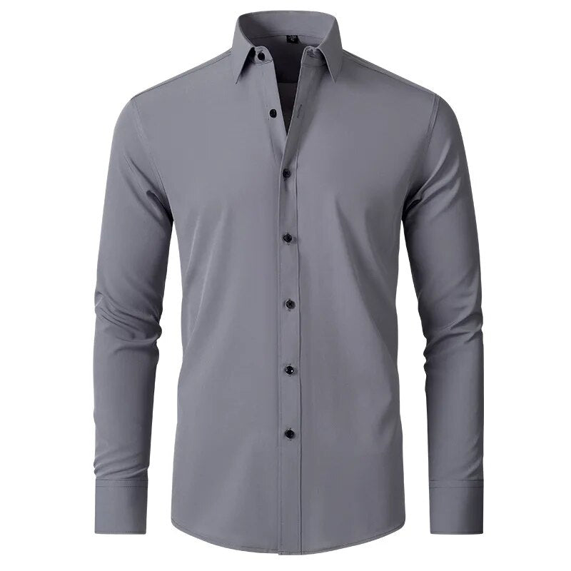 Dam Chemise Business Elastisk Stil 8