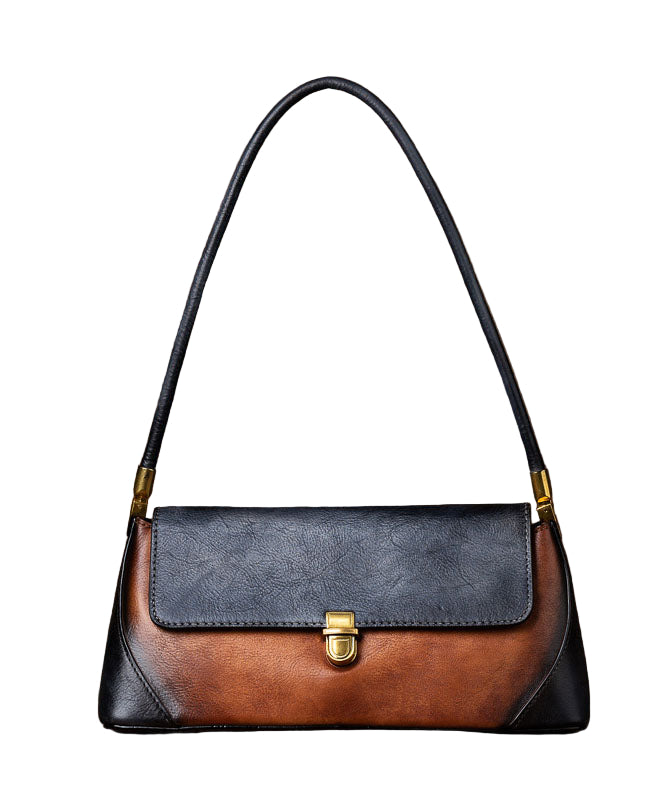 Dam Handväska Tote med Kontrastfärg och Dragkedja 0