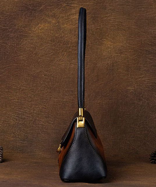 Dam Handväska Tote med Kontrastfärg och Dragkedja 4