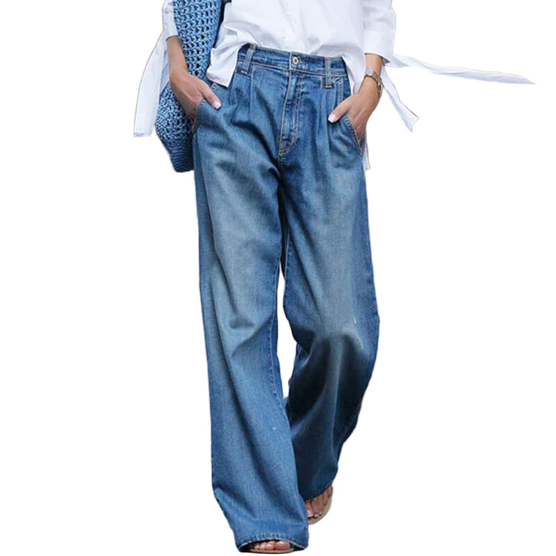 Dam Jeans Avslappnad Lätt Design för Vardagsbruk 0