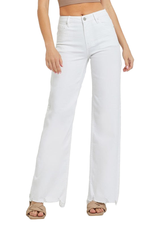 Dam Jeans Hög Midja Vida 100% Bomull 0