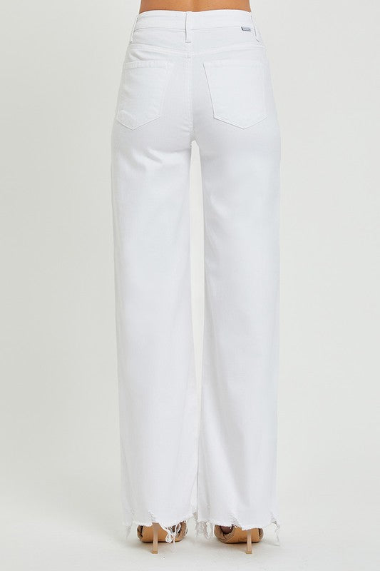 Dam Jeans Hög Midja Vida 100% Bomull 3