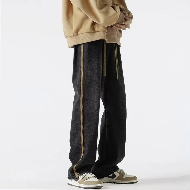 Dam Jeans Oversized Stil Mjuk Denim 3