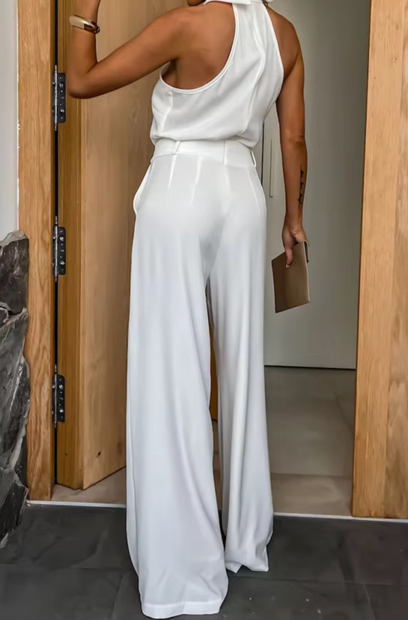 Dam Jumpsuit Hög Hals Bred Ben 1