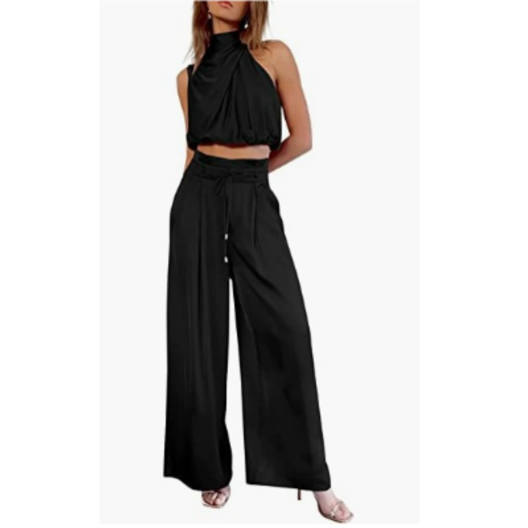 Dam Jumpsuit Minimalistisk Design Hållbart Tyg 2
