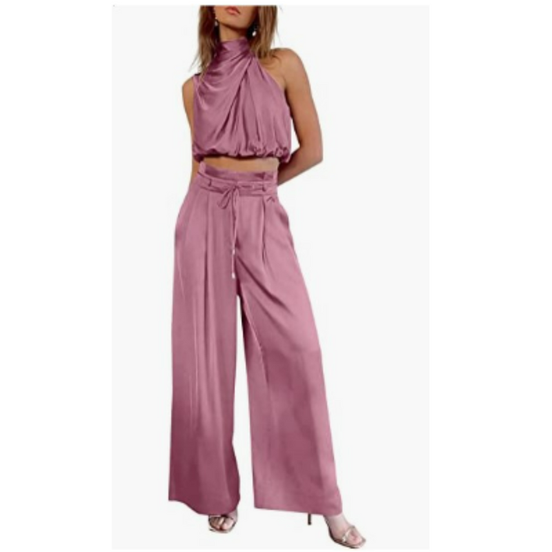 Dam Jumpsuit Minimalistisk Design Hållbart Tyg 3