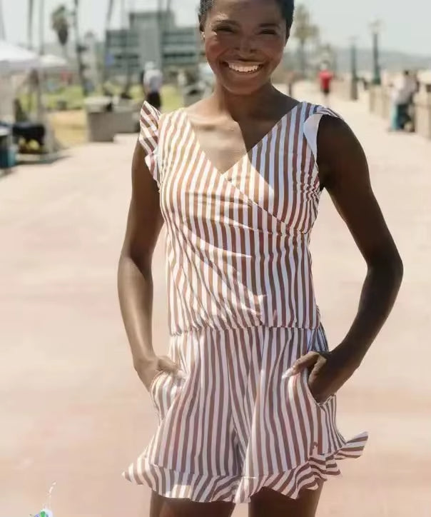 Dam Jumpsuit med Inbyggd Badkläder 5