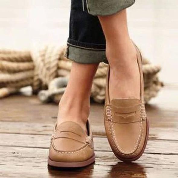 Dam Loafers i Modernt Design och Komfort 1