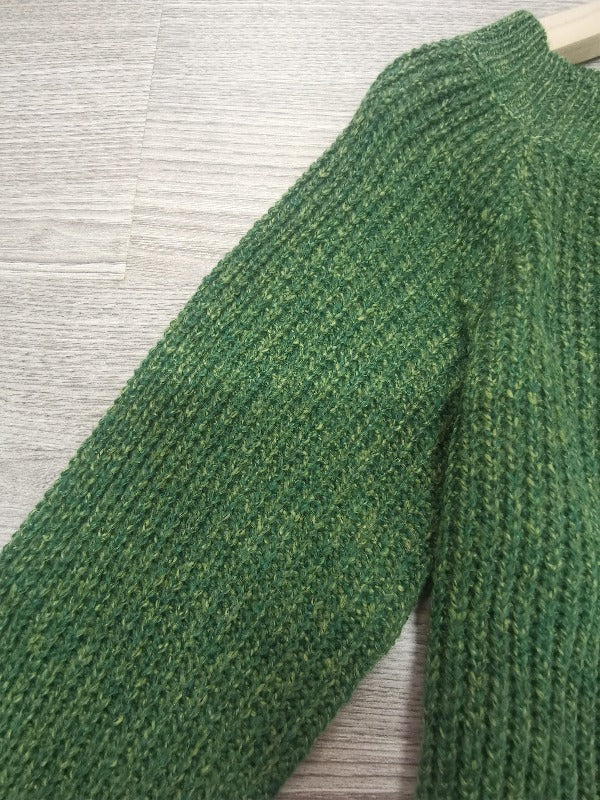 Dam Pullover Mjuk Stickad Förlängd Rundhals Lång Ärmar 2