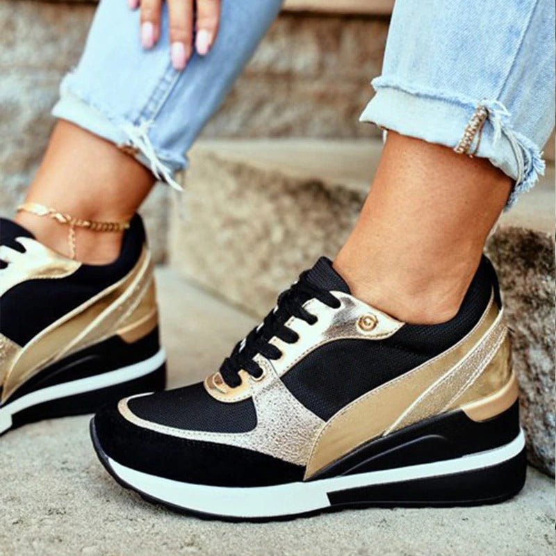 Dam Sneakers Modern Ortopedisk Stil 2