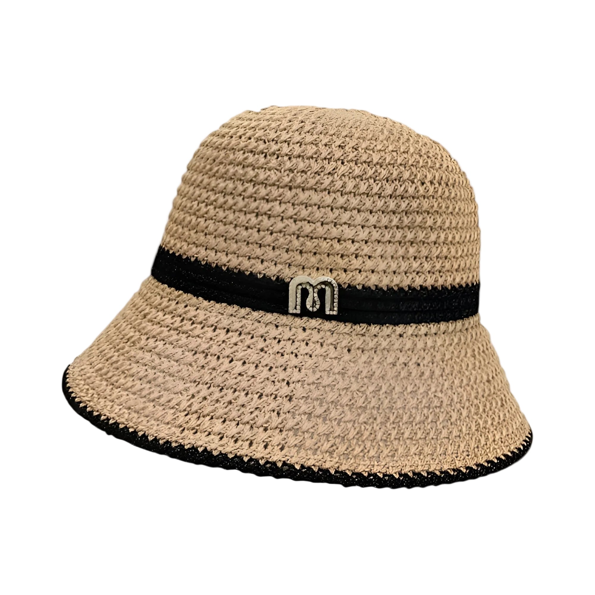 Dam Sommarhatt Bred Brätte för Utomhusbruk 0