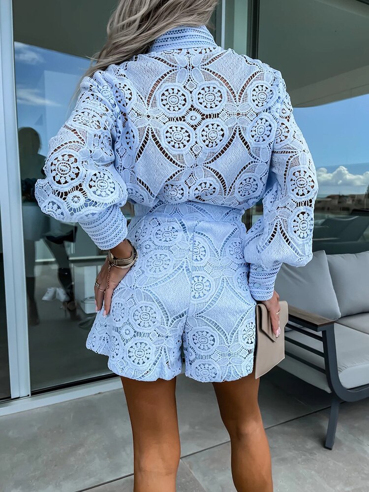 Dam Sommarset Chic Avslappnad Luftig Design 5