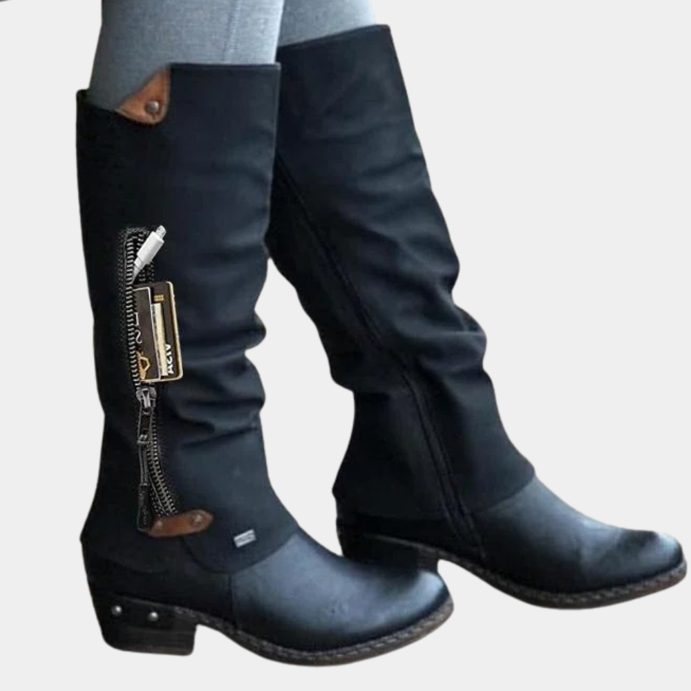 Dam Stövlar Knähöga Klassiska För Alla Tillfällen 3