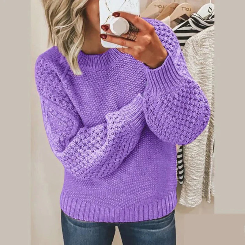 Dam Sweater i Uld - Petra Strik 6