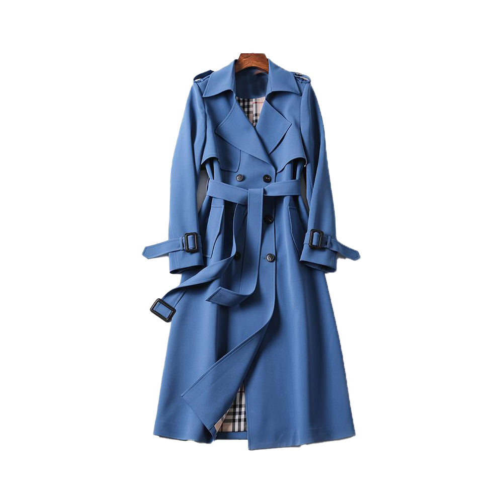 Dam Trenchcoat Dubbla Knappar 10