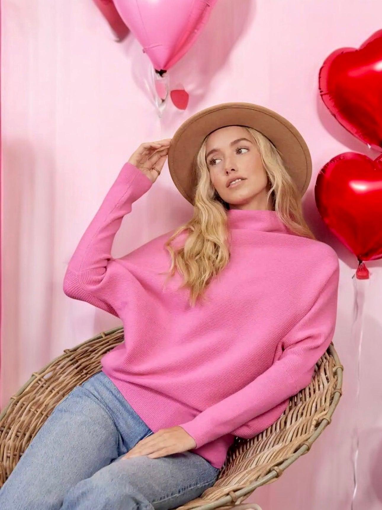 Dam Tröja Slouch Neck Dolman Ärmar Viskos Polyester Nylon 4