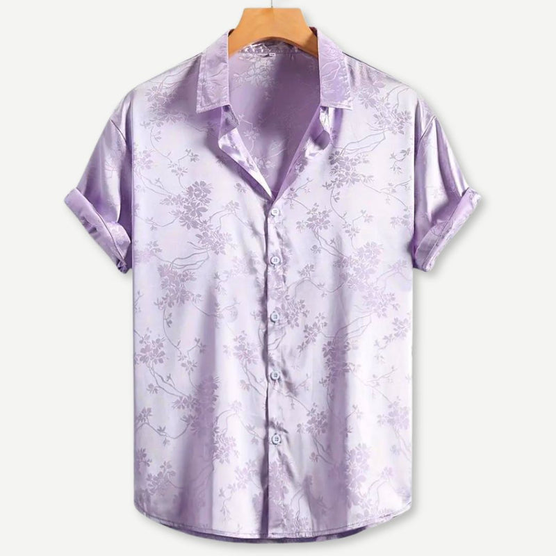Damblus Topp med Broderad Blommönster 1