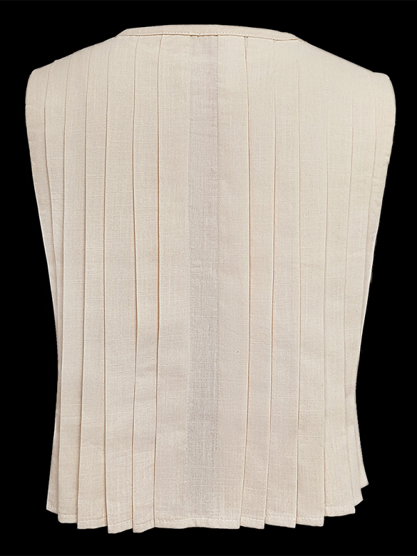 Damblus med Axlar Bomull Linne 2