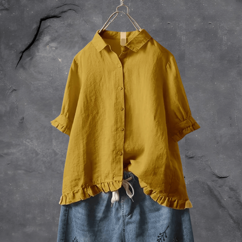 Damblus med Klassisk Design i Bomullsmix 3