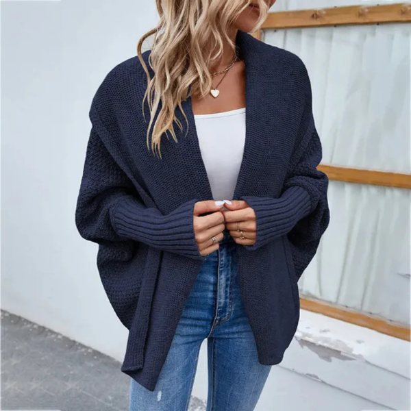 Damens Oversized Cardigan Stickad Design för Lager-på-Lager-Styling 3