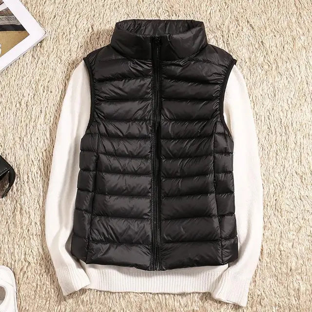 Damens Västar - Lättvikts Puffer Vest 0
