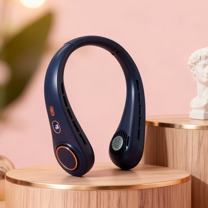 Damer Bärbar Halsfläkt Ergonomisk Design 0