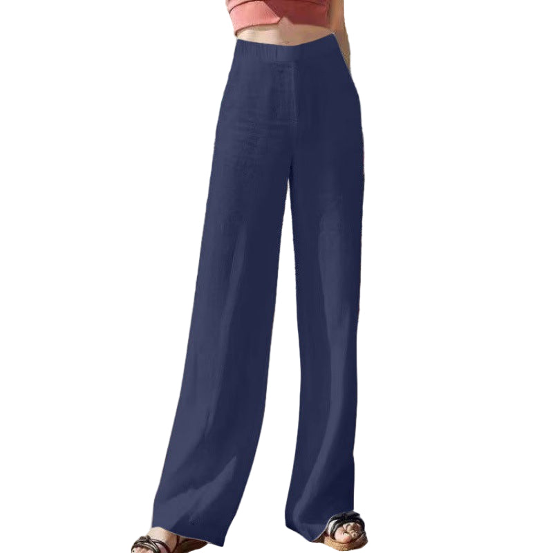 Damer Vida Byxor Hög Midja Lätt Polyester 6