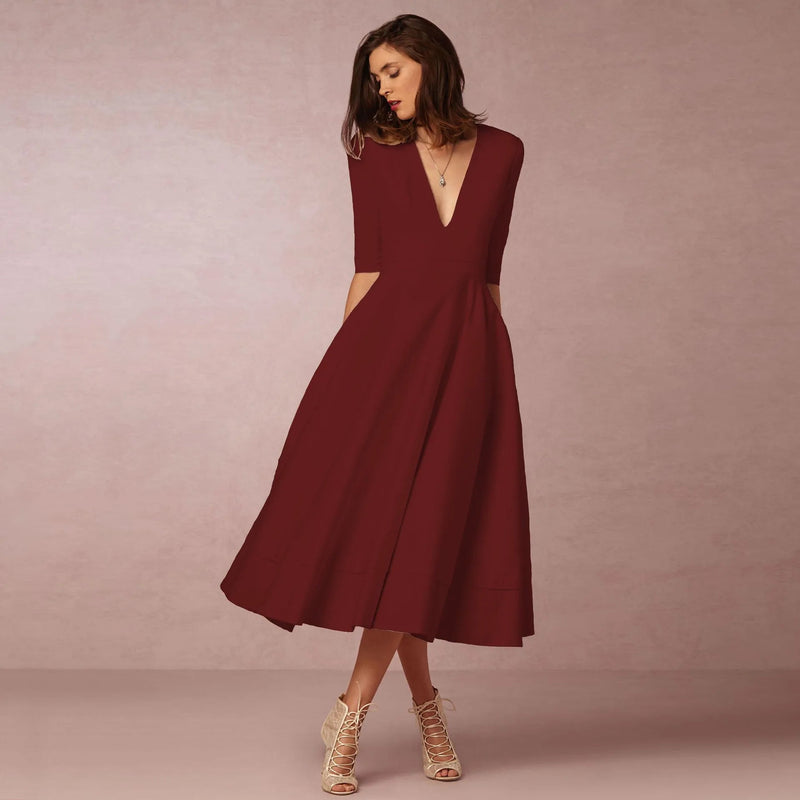 Damernas Ärmellösa Prinsessklänning Modern Stil 3