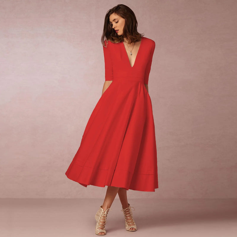 Damernas Ärmellösa Prinsessklänning Modern Stil 7