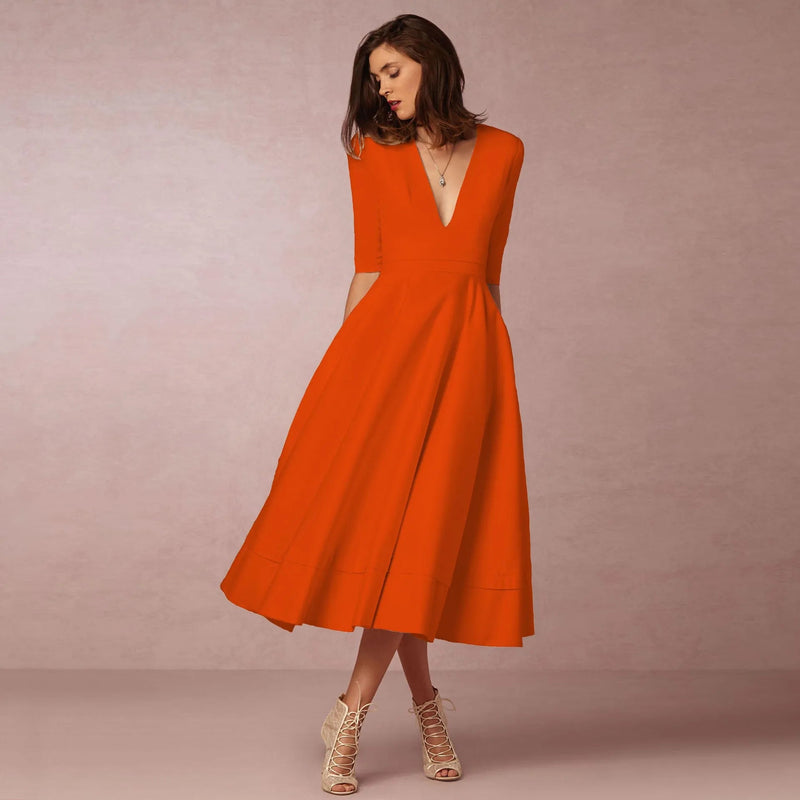 Damernas Ärmellösa Prinsessklänning Modern Stil 9