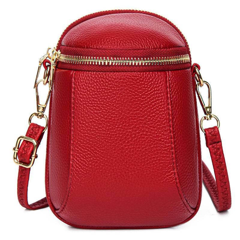 Damernas Crossbody Väska Kompakt Veganskt Läder 5