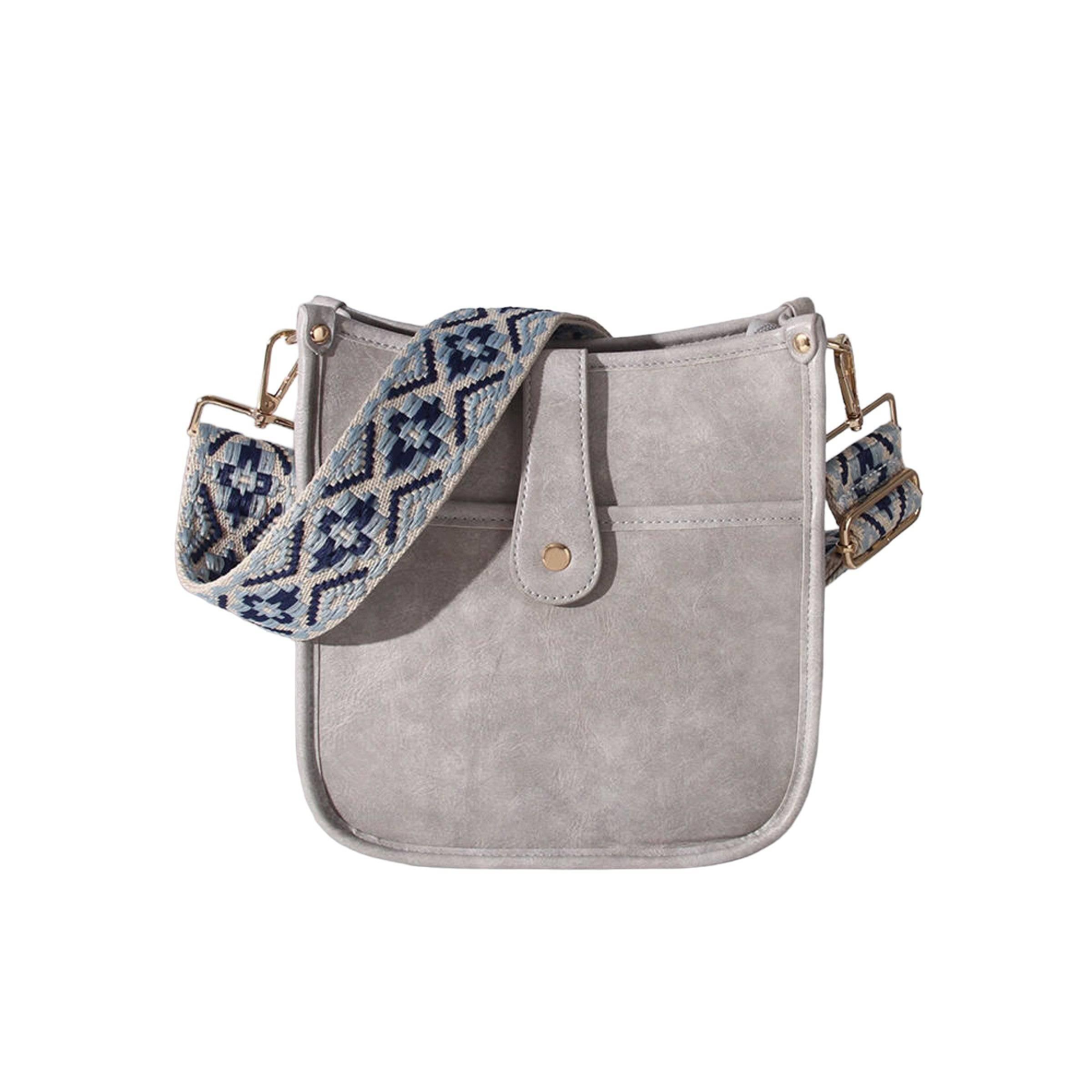 Damernas Crossbody Väska med Gitarrrem Vegansk Läder 8
