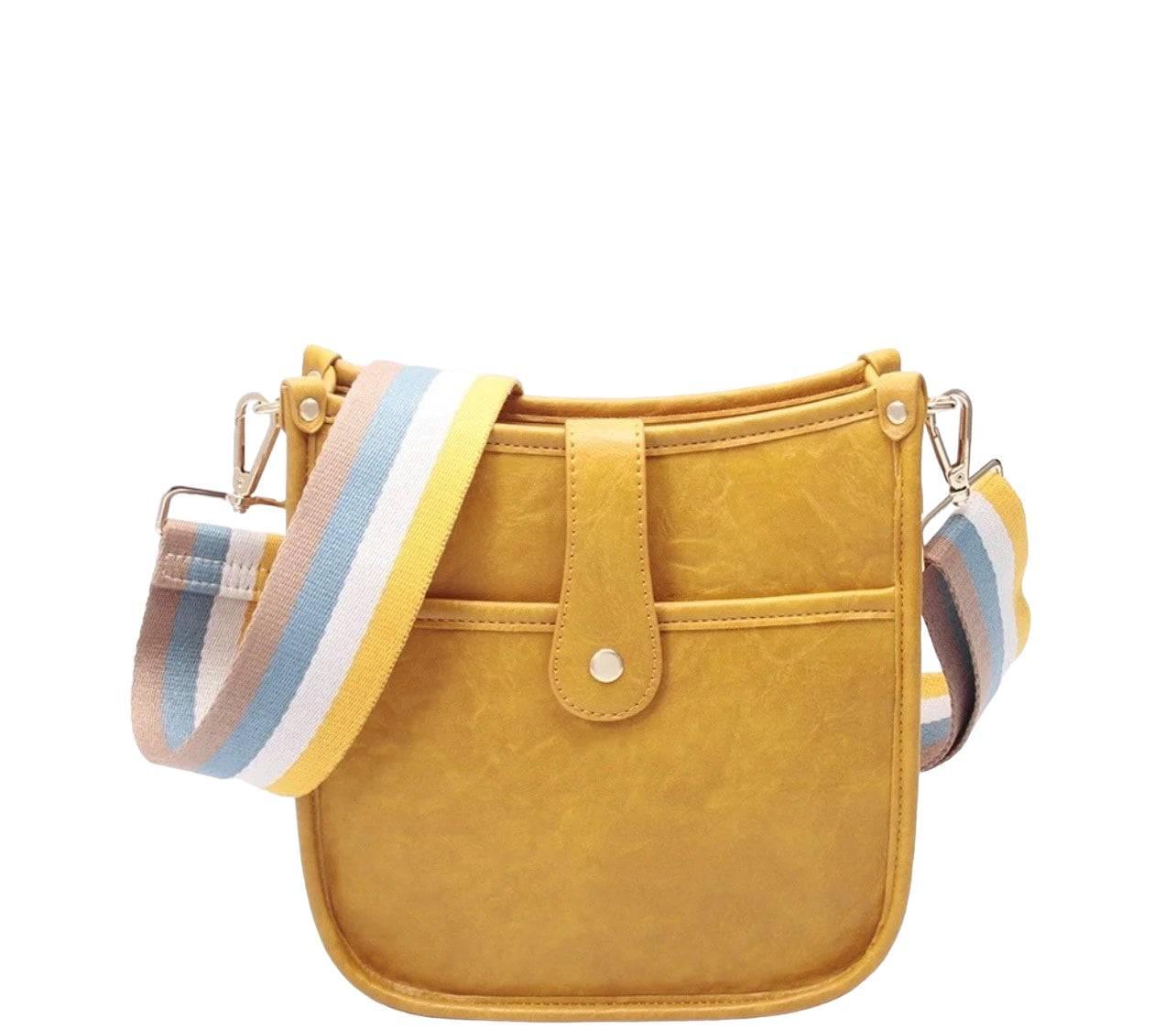 Damernas Crossbody Väska med Gitarrrem Vegansk Läder 9