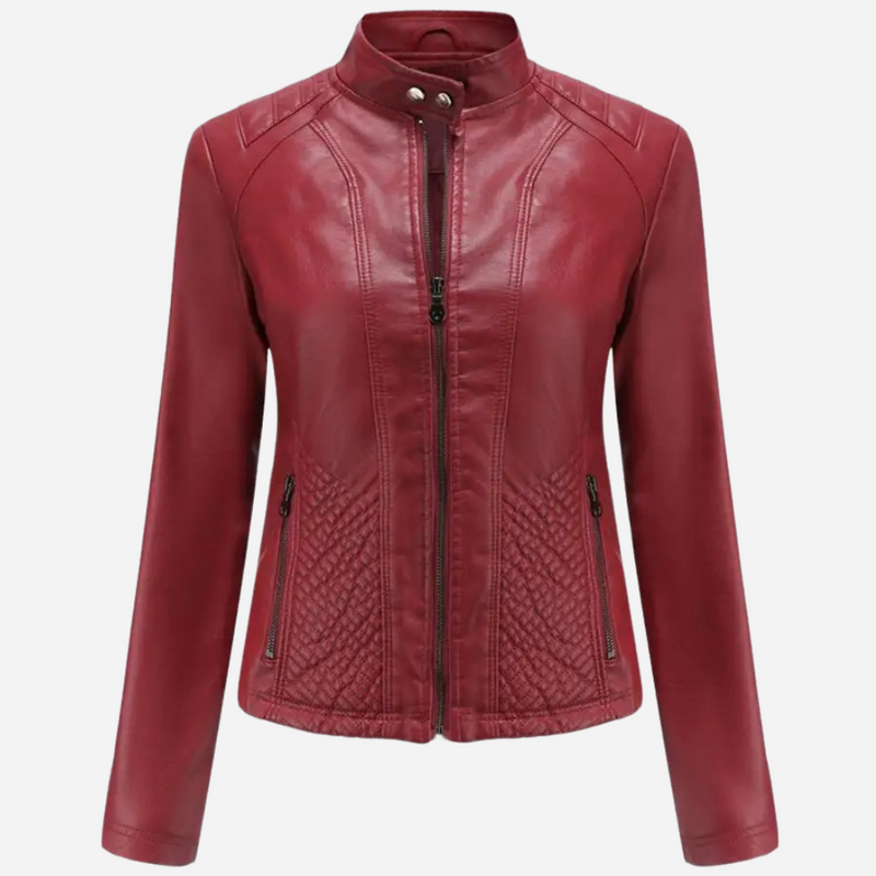 Damernas Läderjacka Mystique med Smidig Design 6
