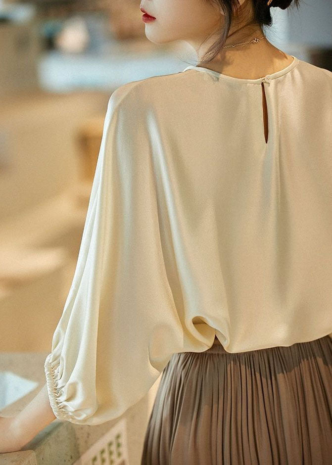 Damernas Oversized Blus Med Batwing Ärmar - Trendig Och Rymlig Stil 3