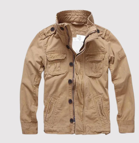 Damernas Retro Denimjacka med Flera Fickor 2