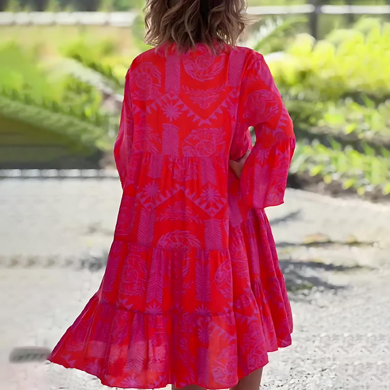 Damernas Sommarklänning Trendig Design 2