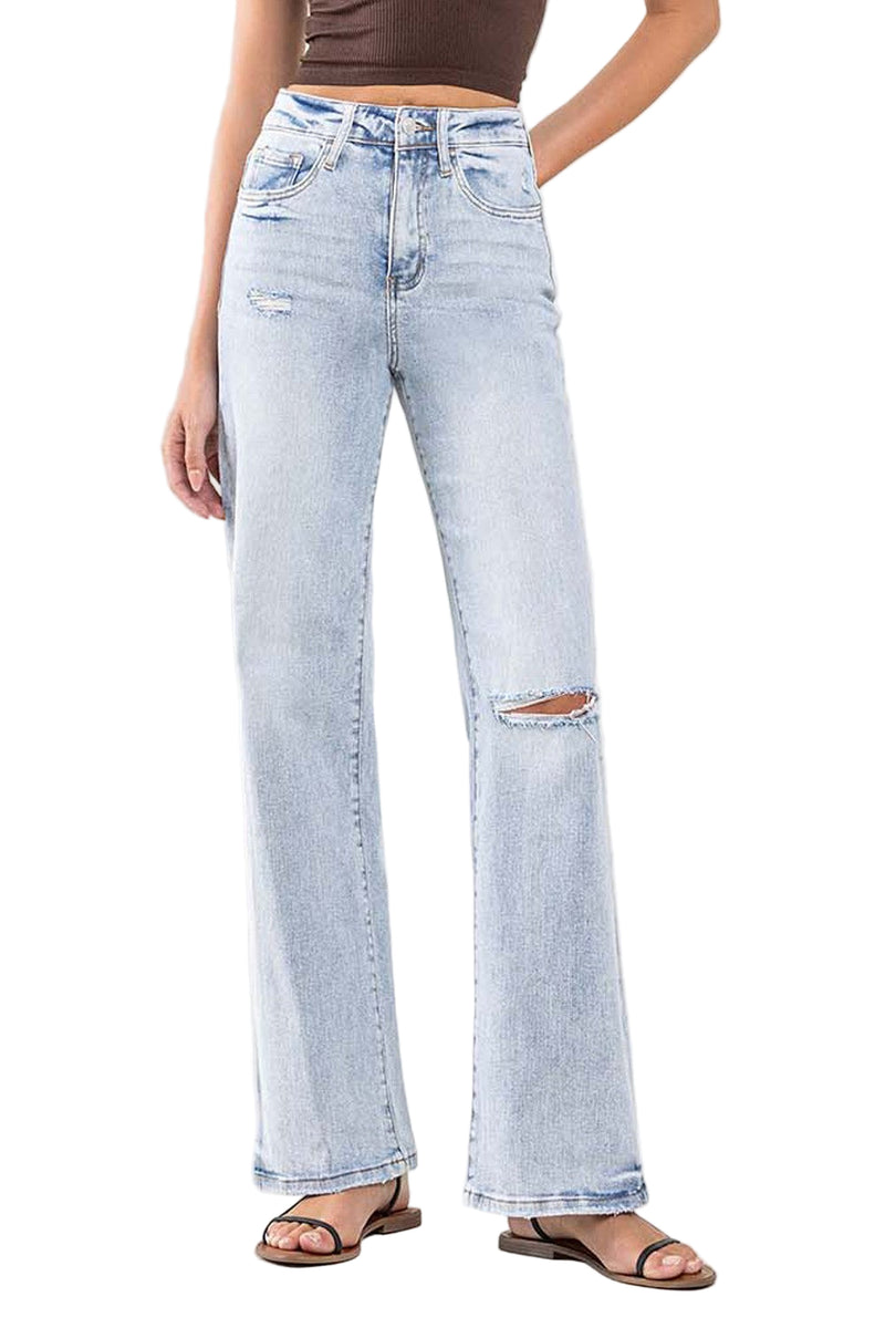 Damernas Vintage Super High Rise Flare Jeans 0