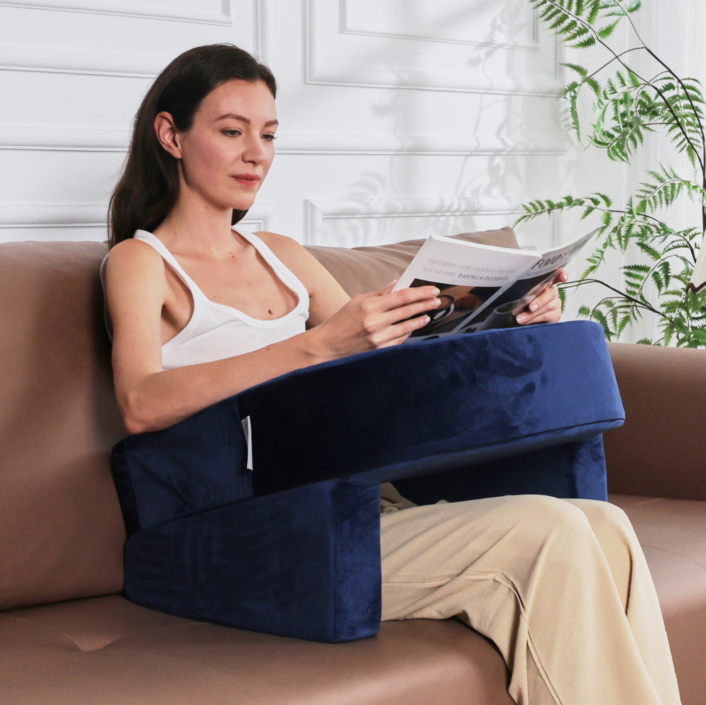Damers Ergonomiska Läs- och Sidostödsdyna 0