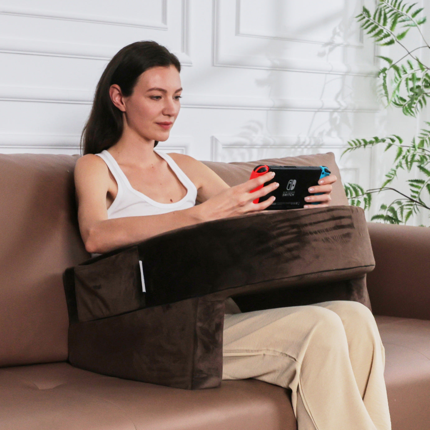 Damers Ergonomiska Läs- och Sidostödsdyna 1