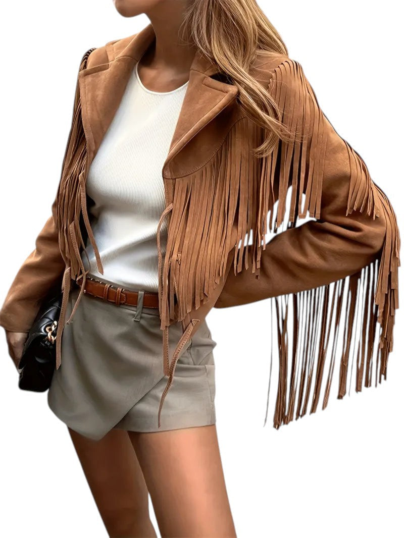 Damjacka Bohemisk Stil med Fransar 3