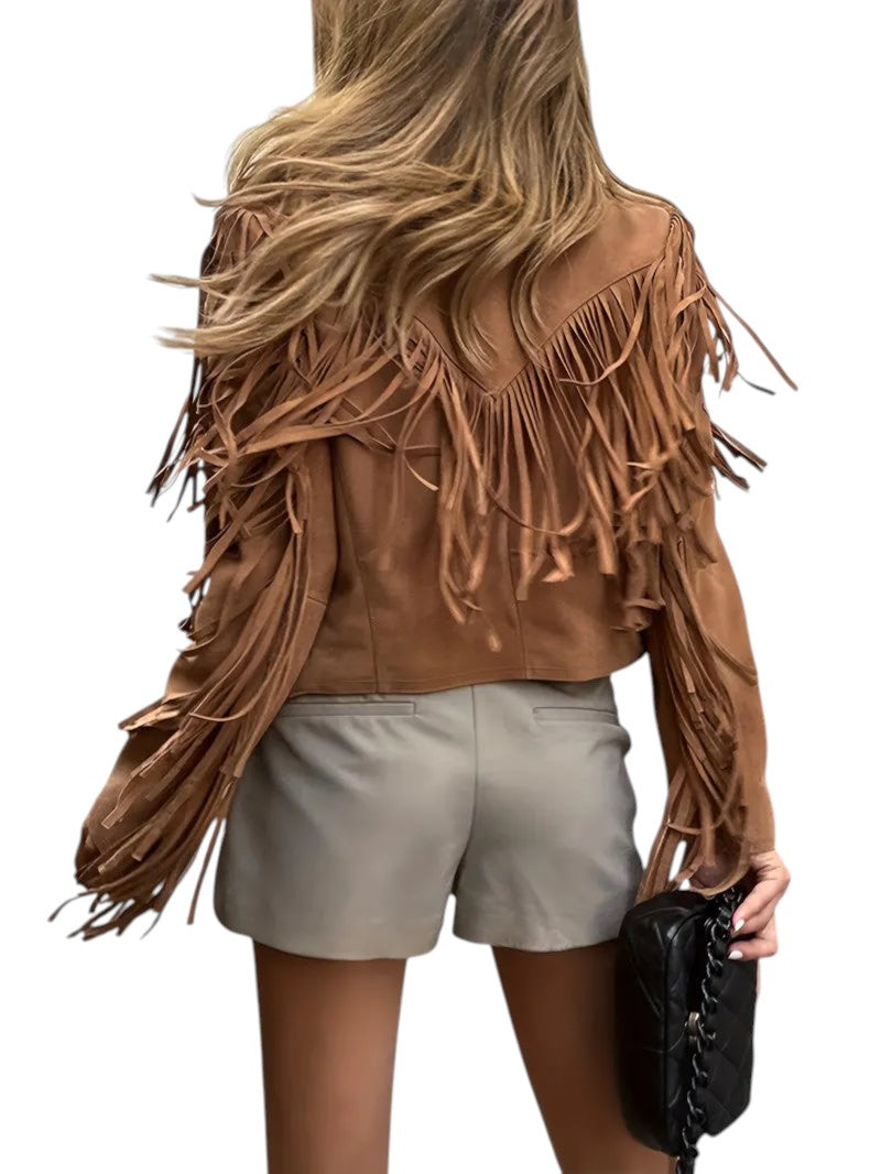 Damjacka Bohemisk Stil med Fransar 4