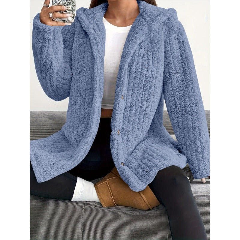 Damjacka med Oversized Passform och Huva 2