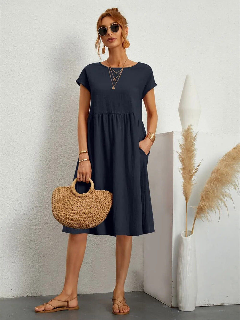 Damklänning Modern Stil Högkvalitativa Tyger 13