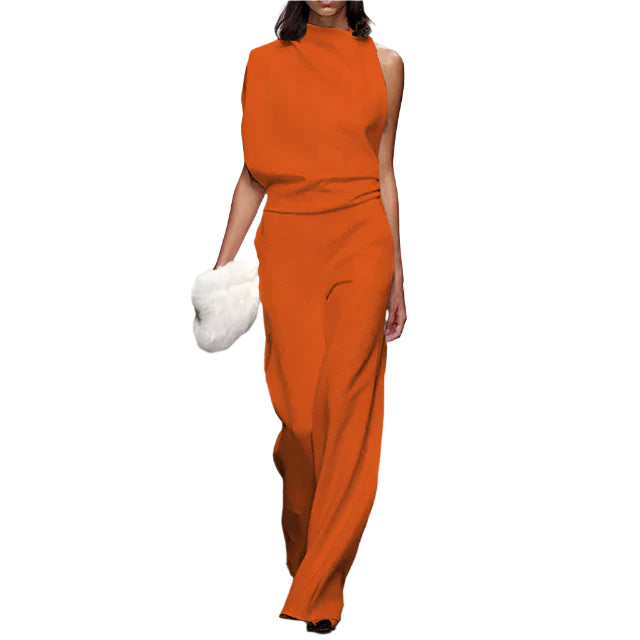 Damoverall Ärmlös Lättviktig Modern Design 0