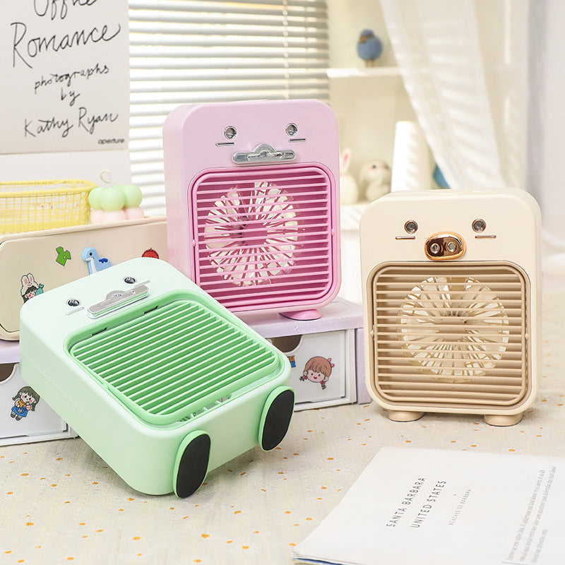 Dams Mini Skrivbordsfläkt Justerbar Lutning USB-ansluten Design 2